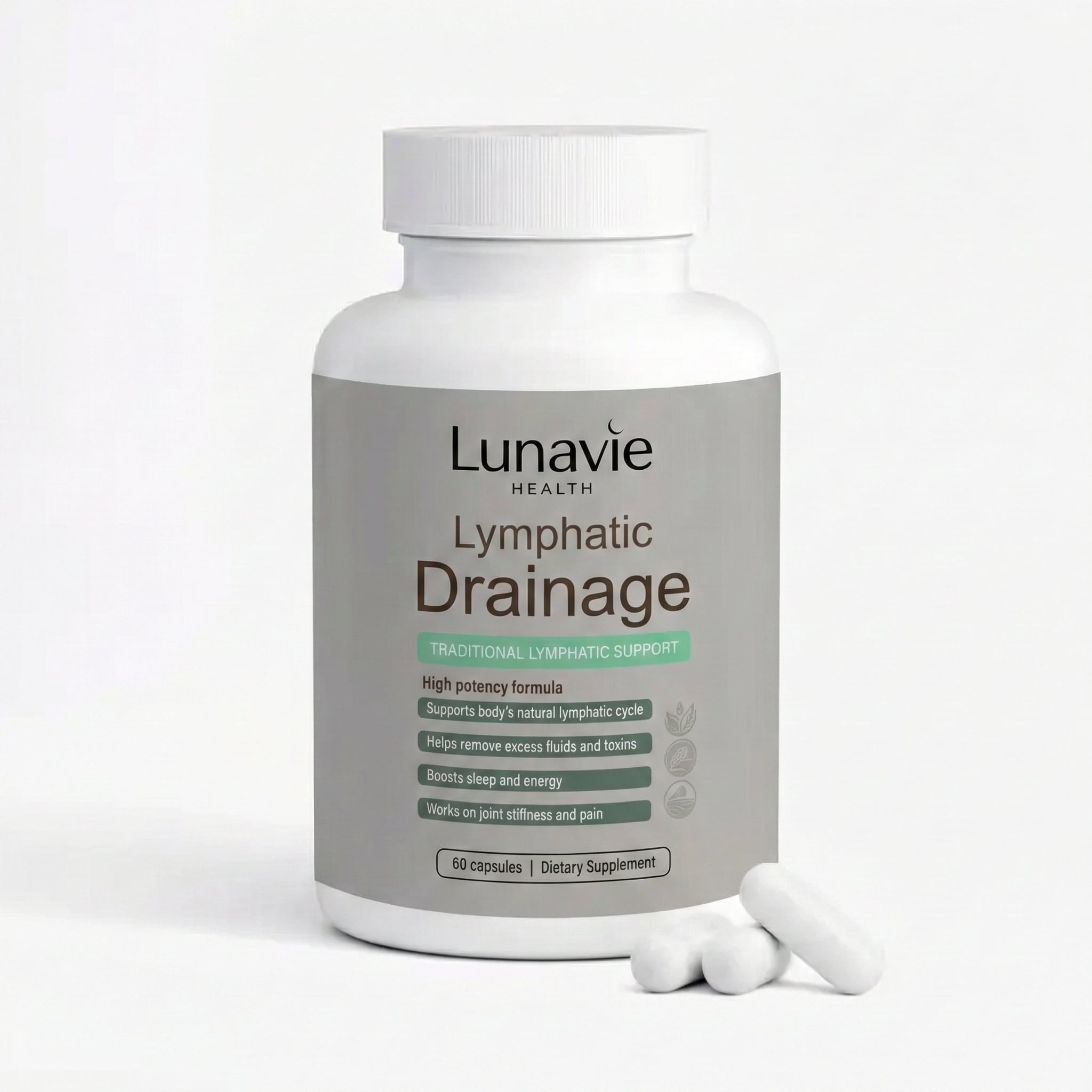 Lymphatic Drainage Capsules by Lunavie